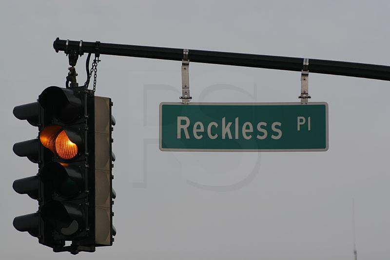 Reckless Place Yellow Light