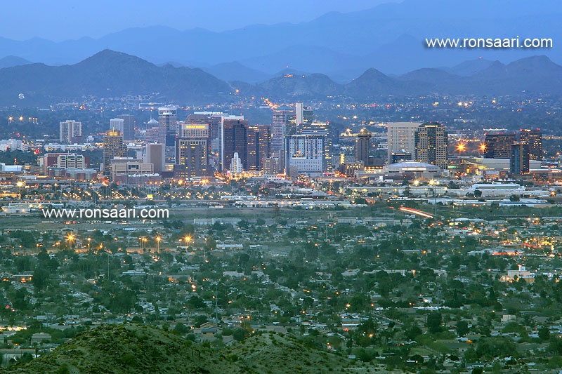 Phoenix Skyline At Dusk