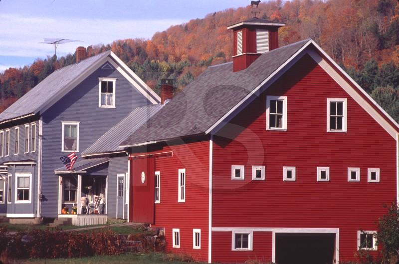 Farmhouse And English Barn