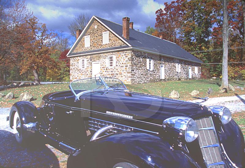 Warrington Friends Meetinghouse and Roadster