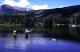 Fly Fishing On Sprague Lake, Rocky Mountain National Park