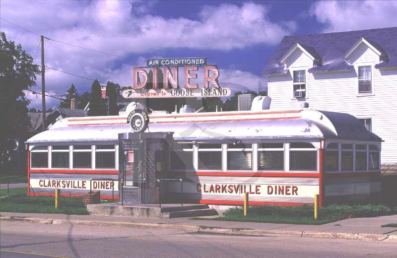 Clarksville Diner, Exterior, Day