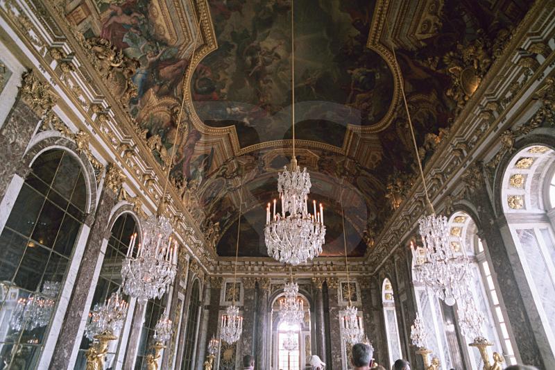 Versailles Hall Of Mirrors. and Queen,hall of mirrors