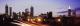 Atlanta Skyline At Dusk Panoramic