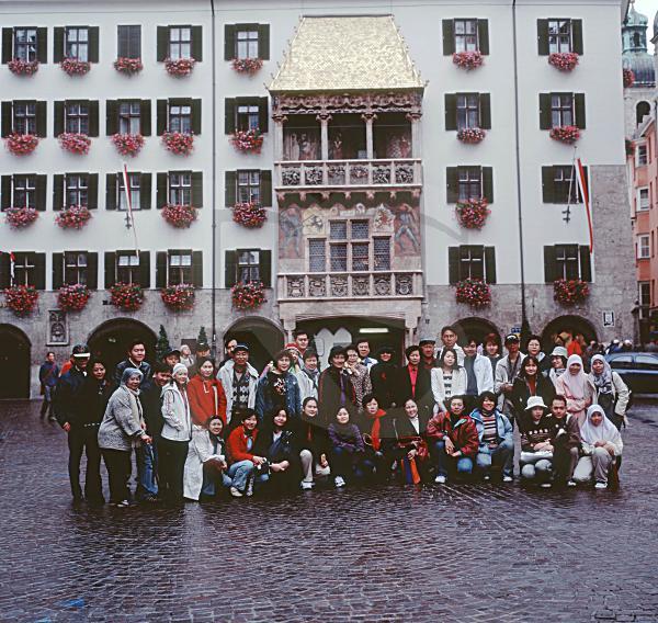 The Golden Roof And Japanese Tourists