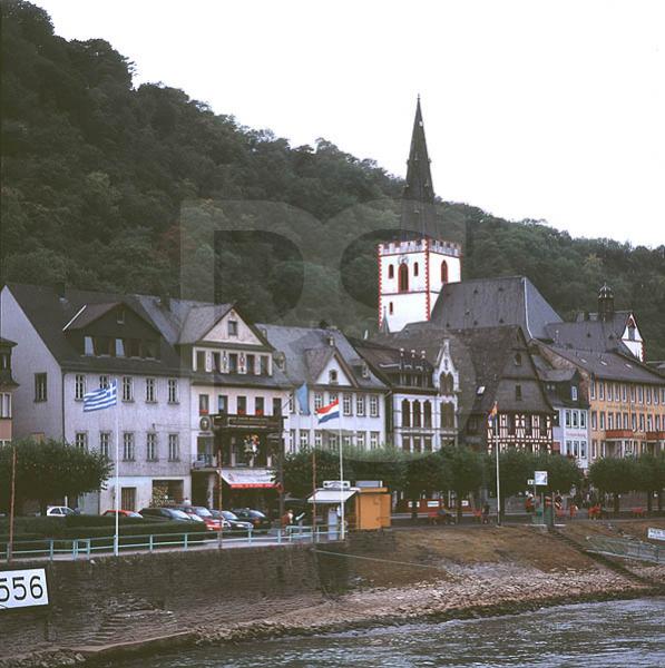 Town On Rhine River