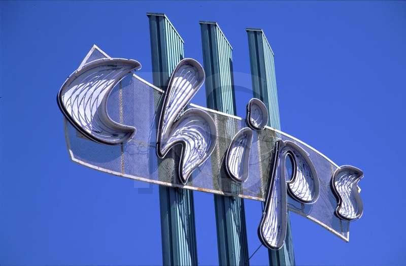 Chip's Coffee Shop, Sign