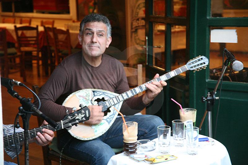 Bouzouki Player At Plaka
