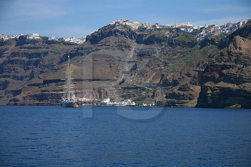 Fira And Port of Skala