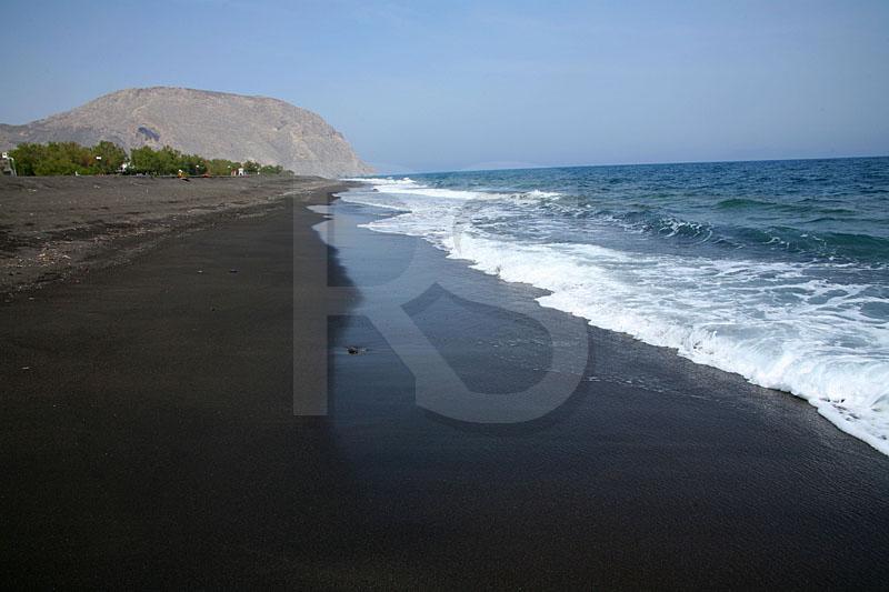 Perissa Black Sand Beach