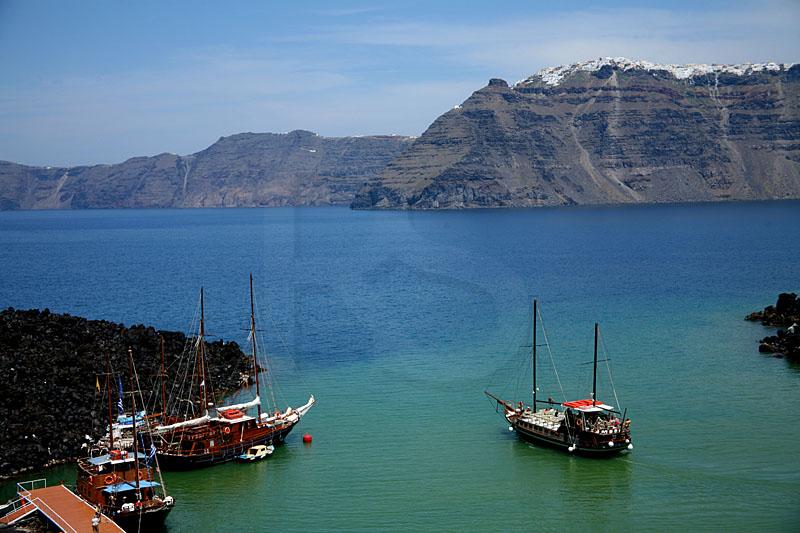 Port Of Nea Kameni
