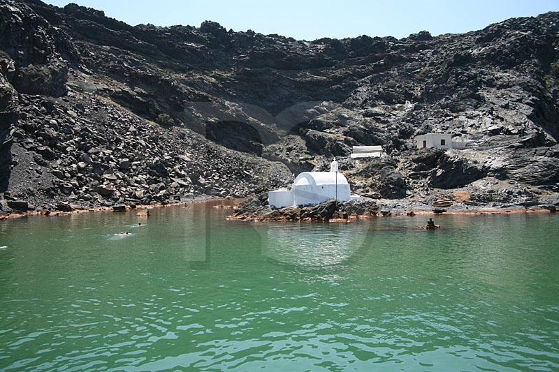 Swimming At Palea Kameni Hot Springs