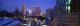 Indianapolis Skyline And Canal Walk At Dusk Panoramic