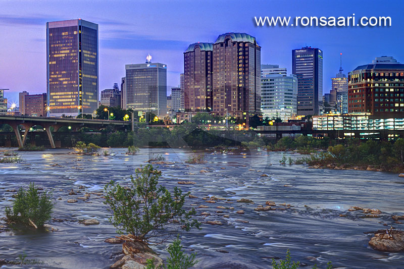 Richmond Skyline At Dusk 2
