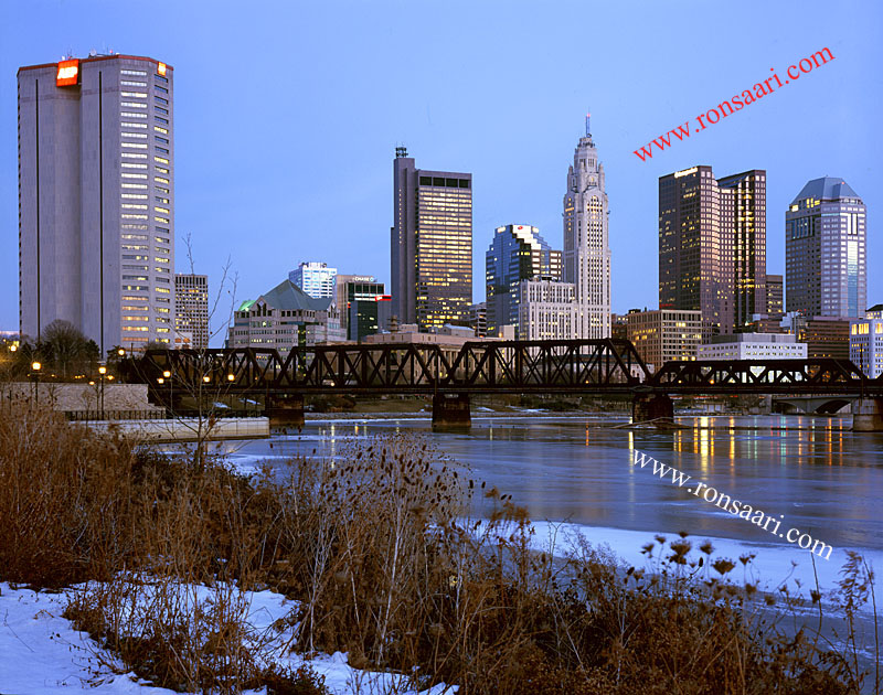 Columbus Skyline At Dusk 2