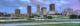 Akron Skyline At Sunset Panoramic