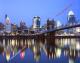 Cincinnati Skyline At Dusk