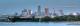 Cleveland Skyline And Lake Erie At  Dusk Panoramic