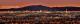 Las Vegas Skyline At Dusk Panoramic