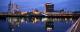 Bridgeport Skyline At Dawn Panoramic