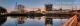 Bridgeport Skyline At Dusk Panoramic
