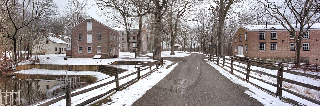 Allaire State Park Winter Panoramic