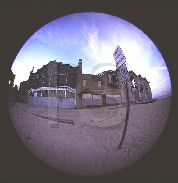 The Casino, through fisheye lens