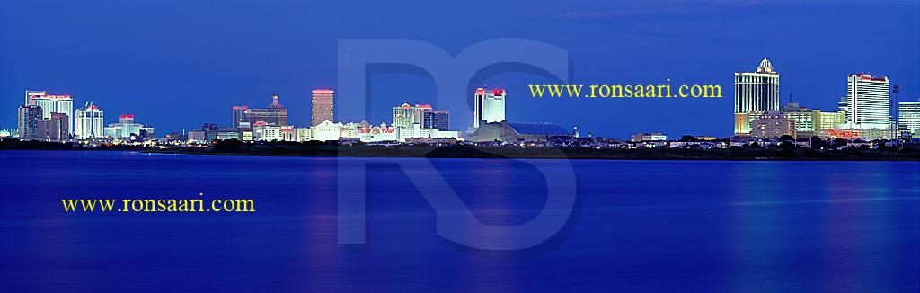 Atlantic City Skyline Panoramic 3