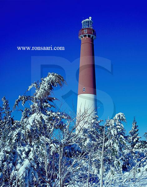 Barnegat Light In Winter 2