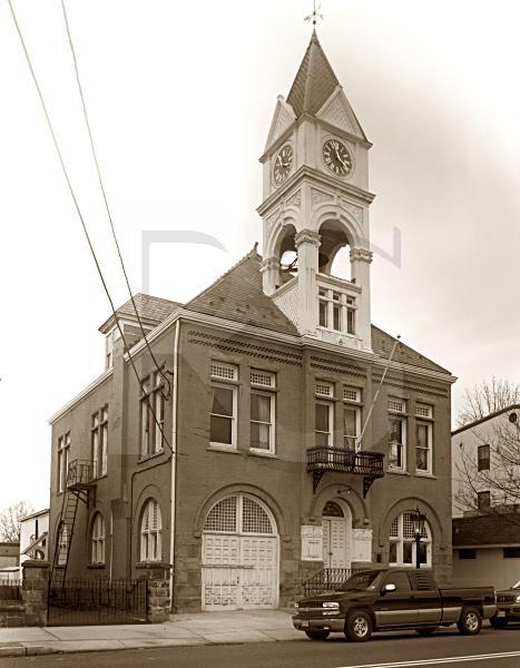 Old City Hall, Black And White