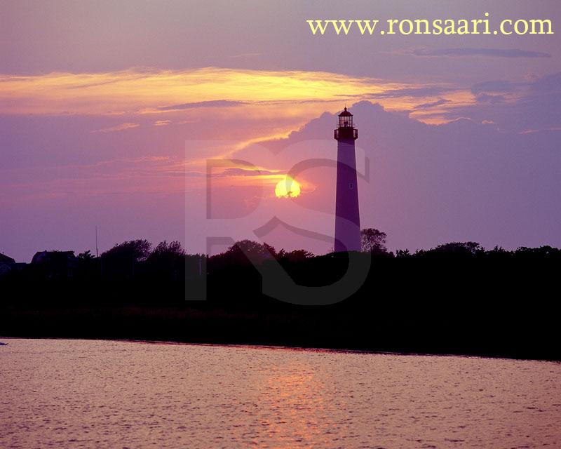Cape May Lighthouse And Sunset