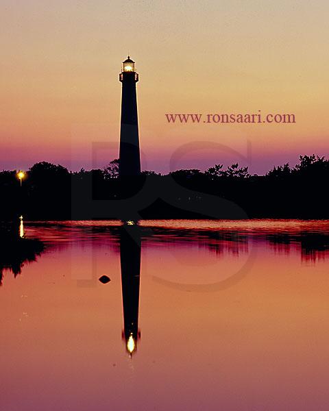 Cape May Lighthouse At Dusk