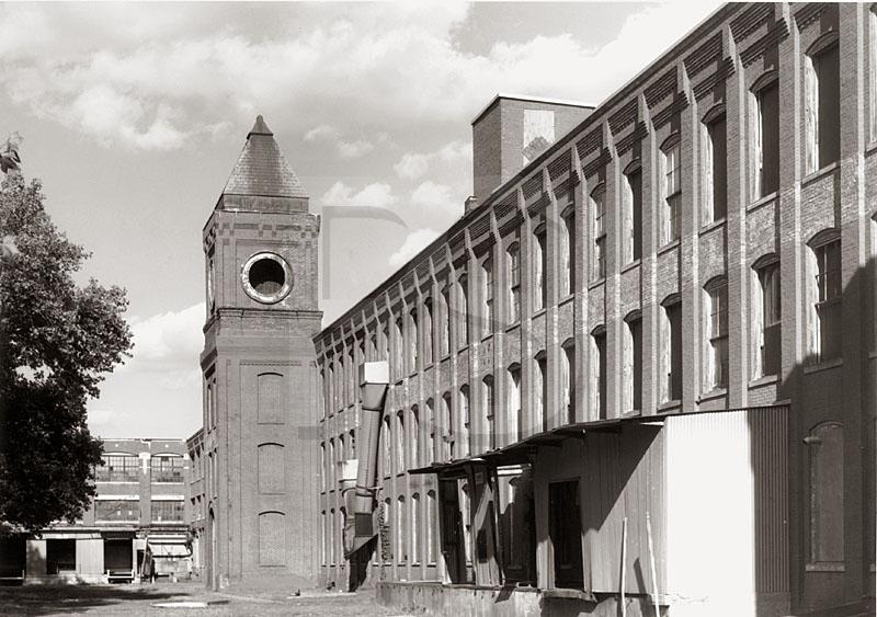 Clock Tower Factory, Black & White