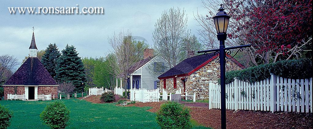 East Jersey Old Towne in Spring Panoramic