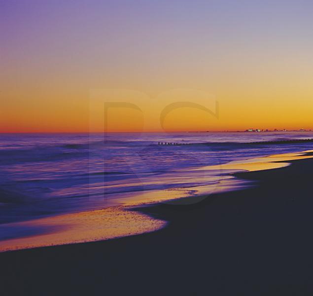 Holgate Beach, Edwin Forsythe National Wildlife Refuge, At Dusk