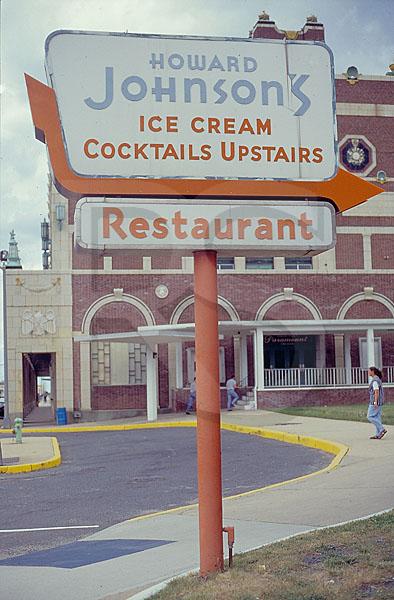Howard Johnson Restaurant Sign
