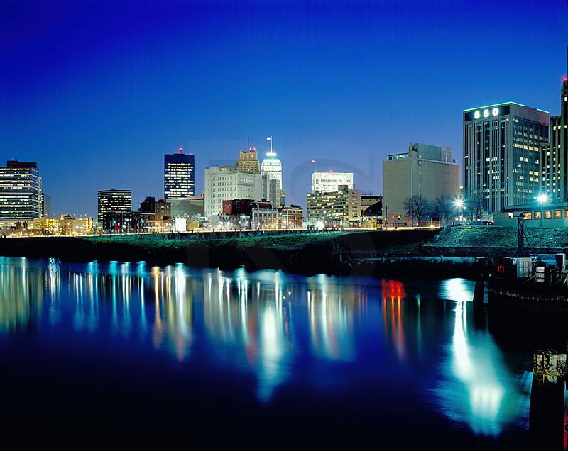 Newark Skyline At Dusk 3