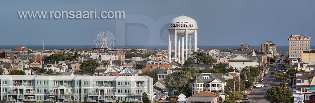 Ocean City Skyline Panoramic
