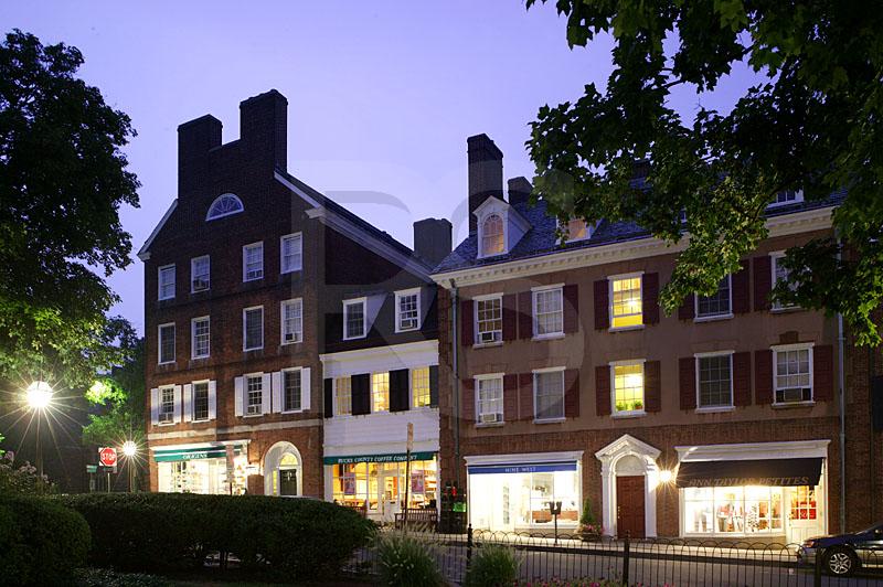 Palmer Square At  Dusk