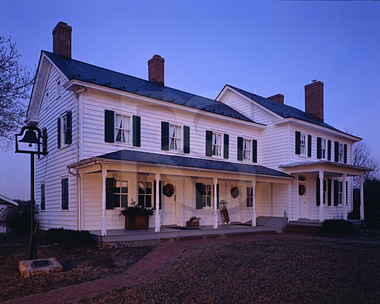 Schenck Farmhouse, At Dusk