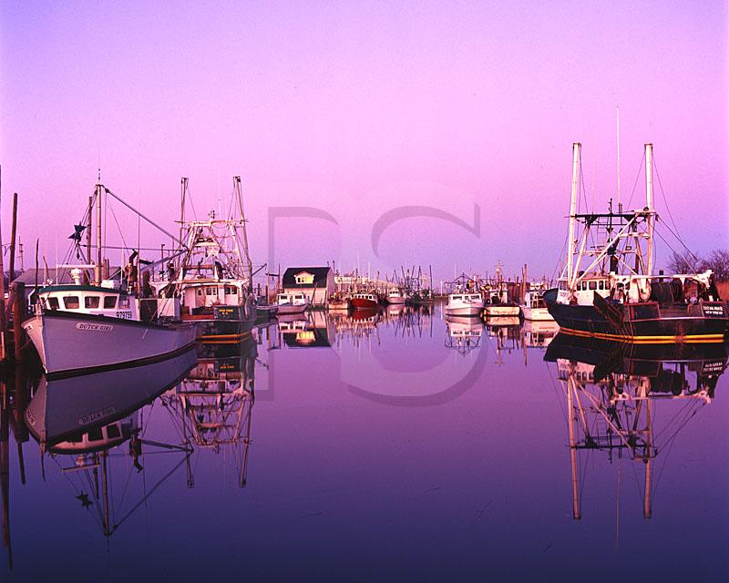 Shoal Harbor At Dusk, Belford