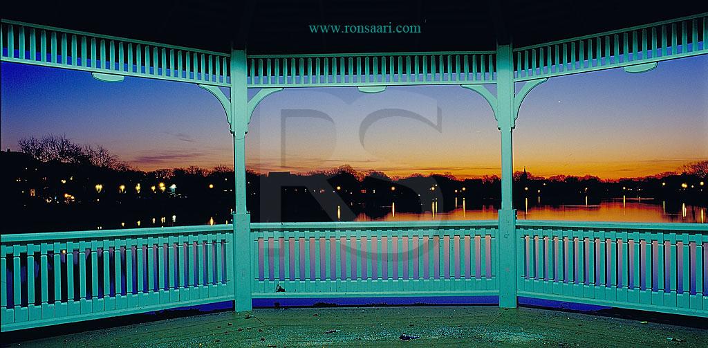 Silver Lake Gazebo View Panoramic