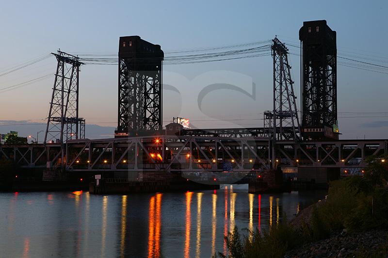 William Stickel Memorial Bridge And NJ Transit Railroad Bridge