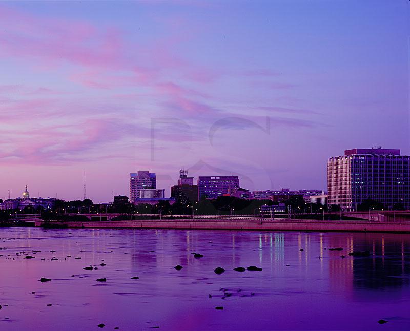 Trenton Skyline, Early Twilight