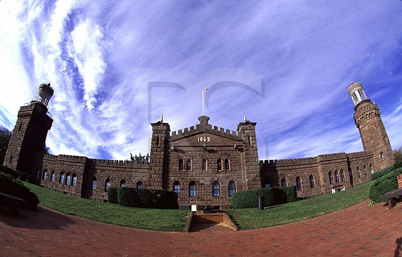 Twin Lights, taken with Fisheye Lens