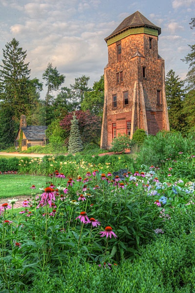 Water Tower And Cabin, Fernbrook Farm