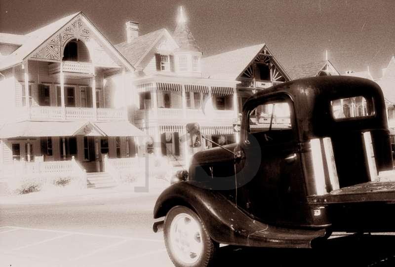 Old Truck, Victorian Homes, Ocean Grove