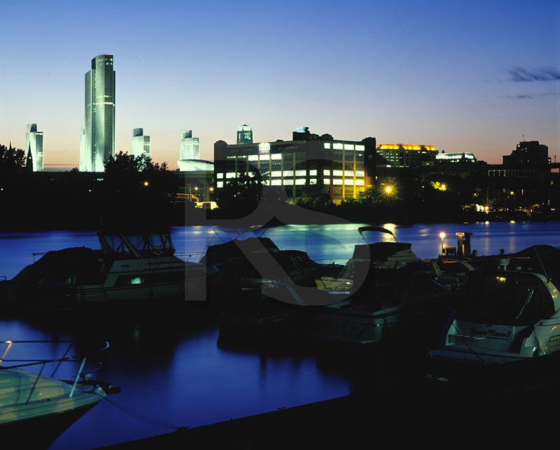 Albany Skyline At Dusk 1