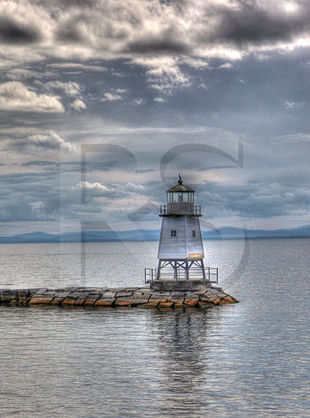 Burlington North Breakwater Lighthouse