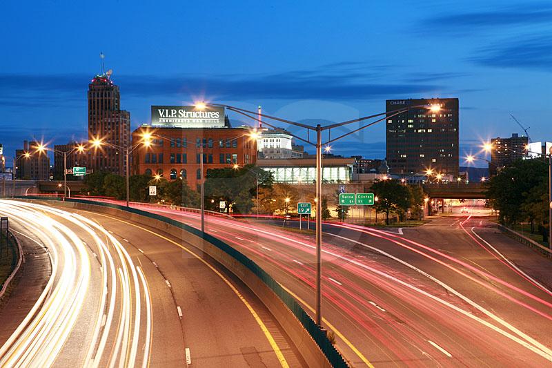 Syracuse Skyline At Dusk 2